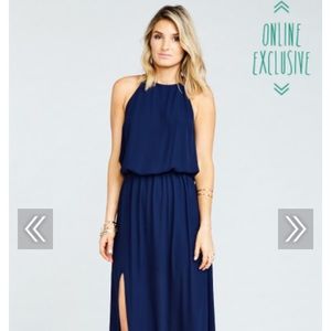 Show Me Your Mumu Heather Halter in Navy